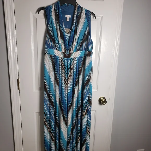 Chicos Sleeveless Maxi Dress - Picture 1 of 6